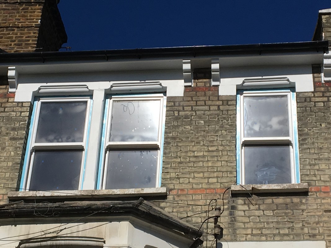 New uPVC sash windows fitted on Victorian terrace in Wandsworth